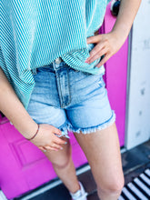 Load image into Gallery viewer, Denim frayed cut off shorts
