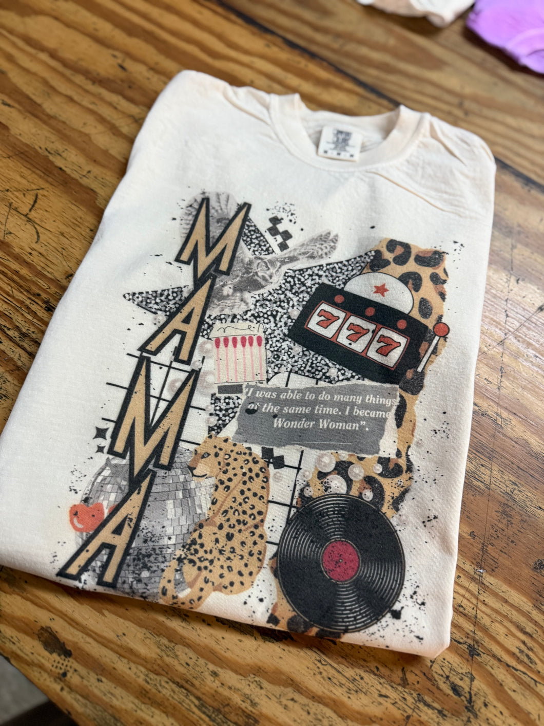 Mama tee - Cream