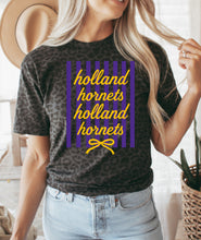 Load image into Gallery viewer, Holland Hornets stripe bow coquette

