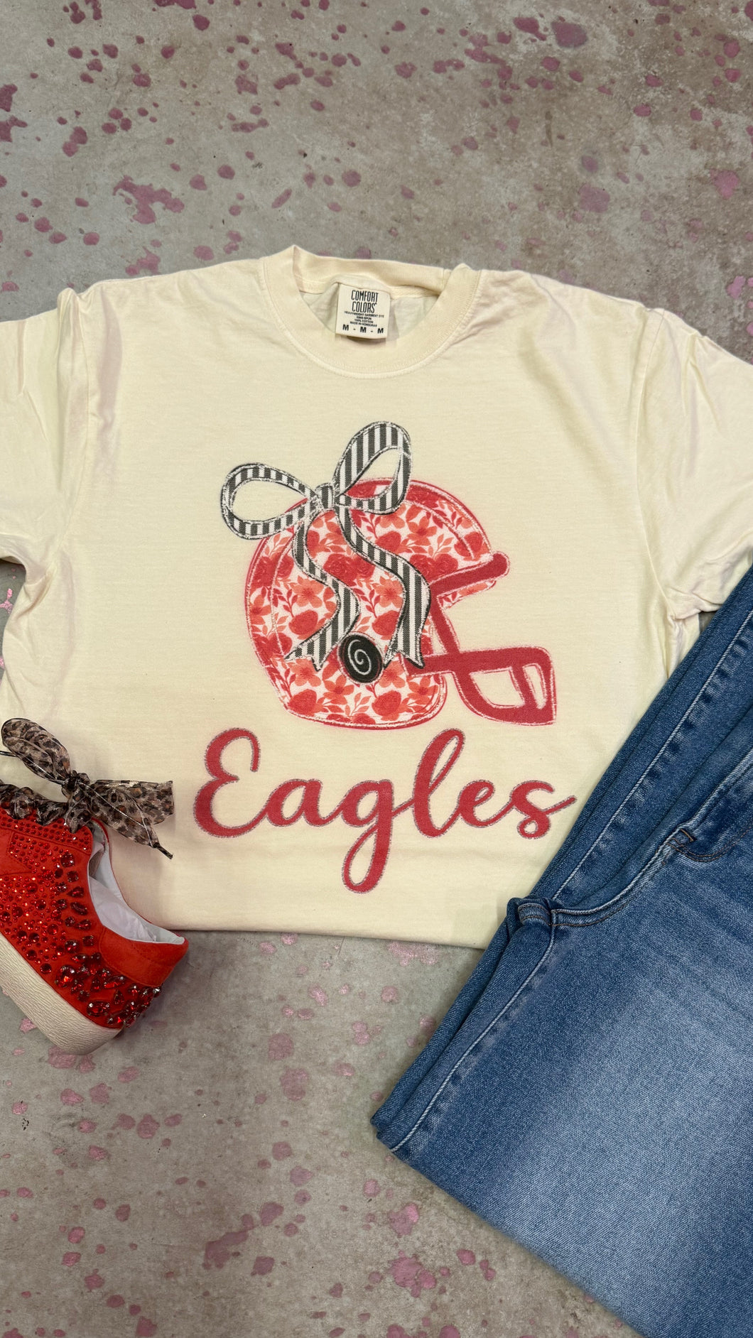 Eagles helmet tee