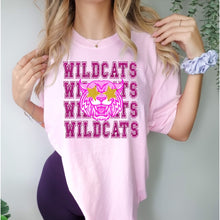 Load image into Gallery viewer, Wildcats Pink Faux Glitter Design
