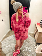 Load image into Gallery viewer, Fuzzy metallic lounge set
