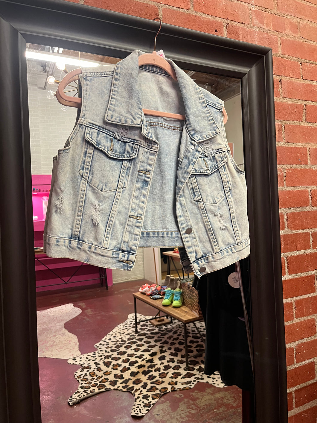 Denim Unknown Vest, Medium