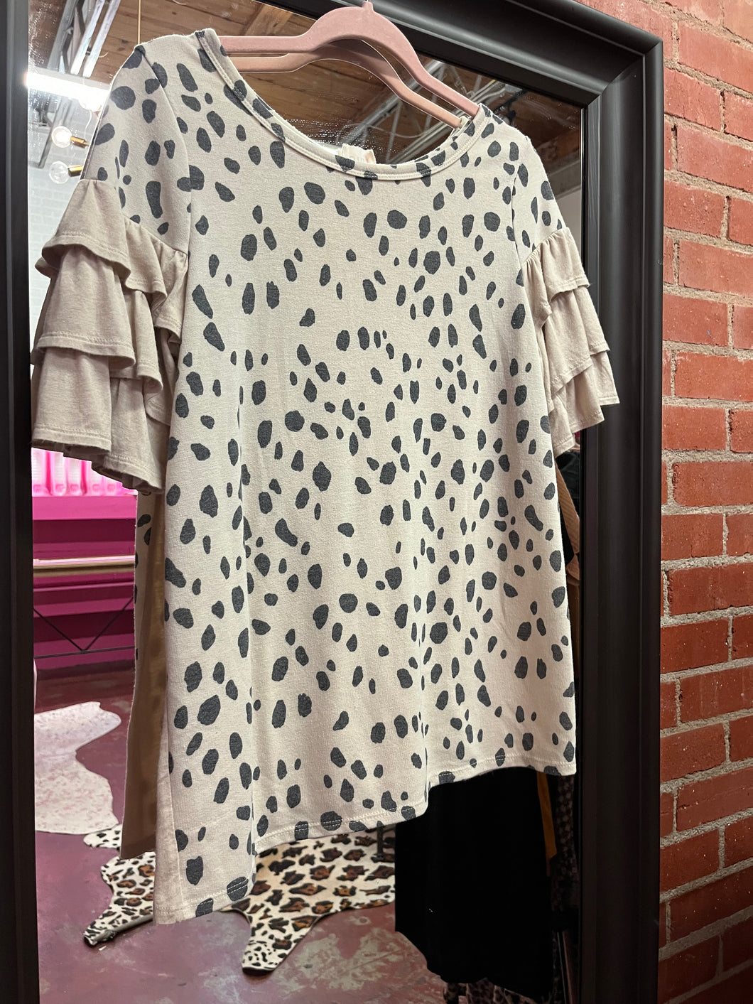 gray BiBi Womens Top, Large