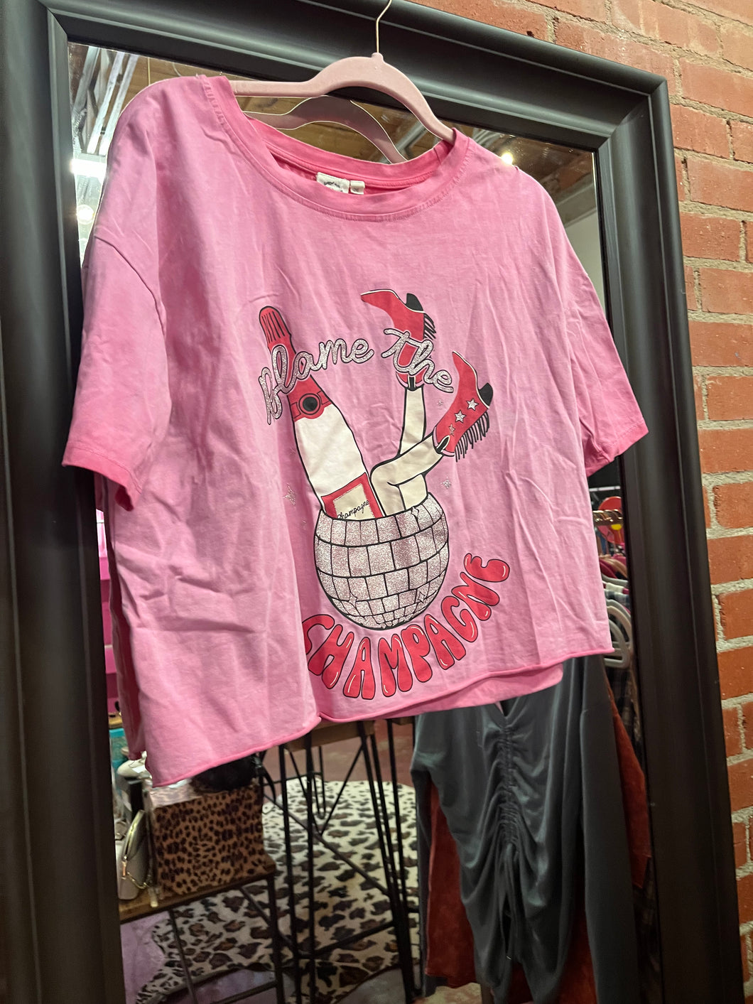 Pink Grace & Emma Womens Top, One Size