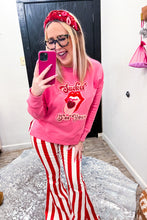 Load image into Gallery viewer, Sucker for You French Terry patch sweater
