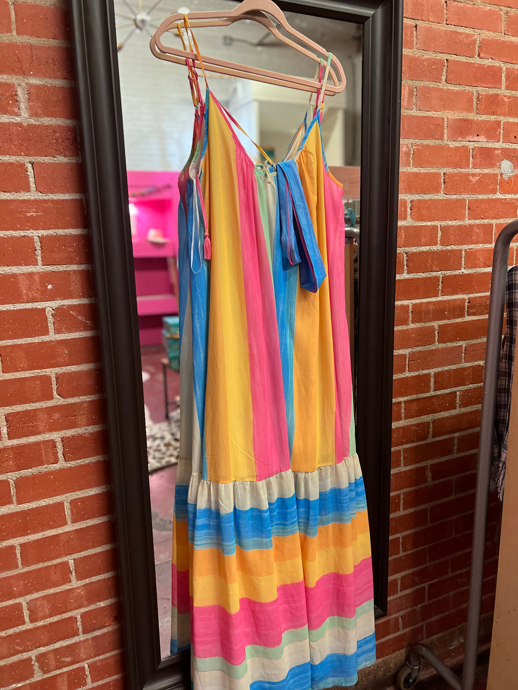 rainbow Flying Tomato Womens Dress, Large