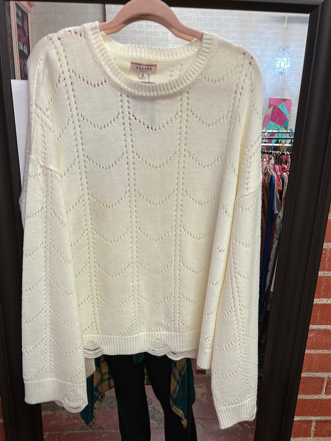 Ivory Andre by Unit Sweater, 1X