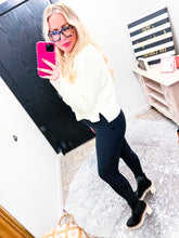 Load image into Gallery viewer, Mock neck crop sweater top
