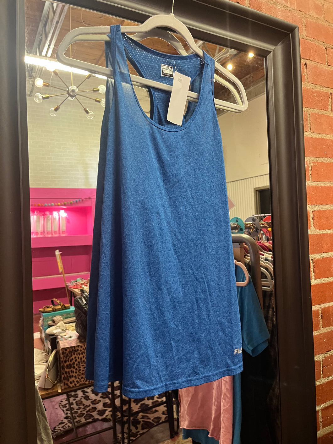 Blue fila Womens Tanks, Large