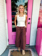 Load image into Gallery viewer, Mocha dot Washed Denim Relaxed Fit Jean
