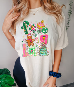 Fa la la la la pink/green