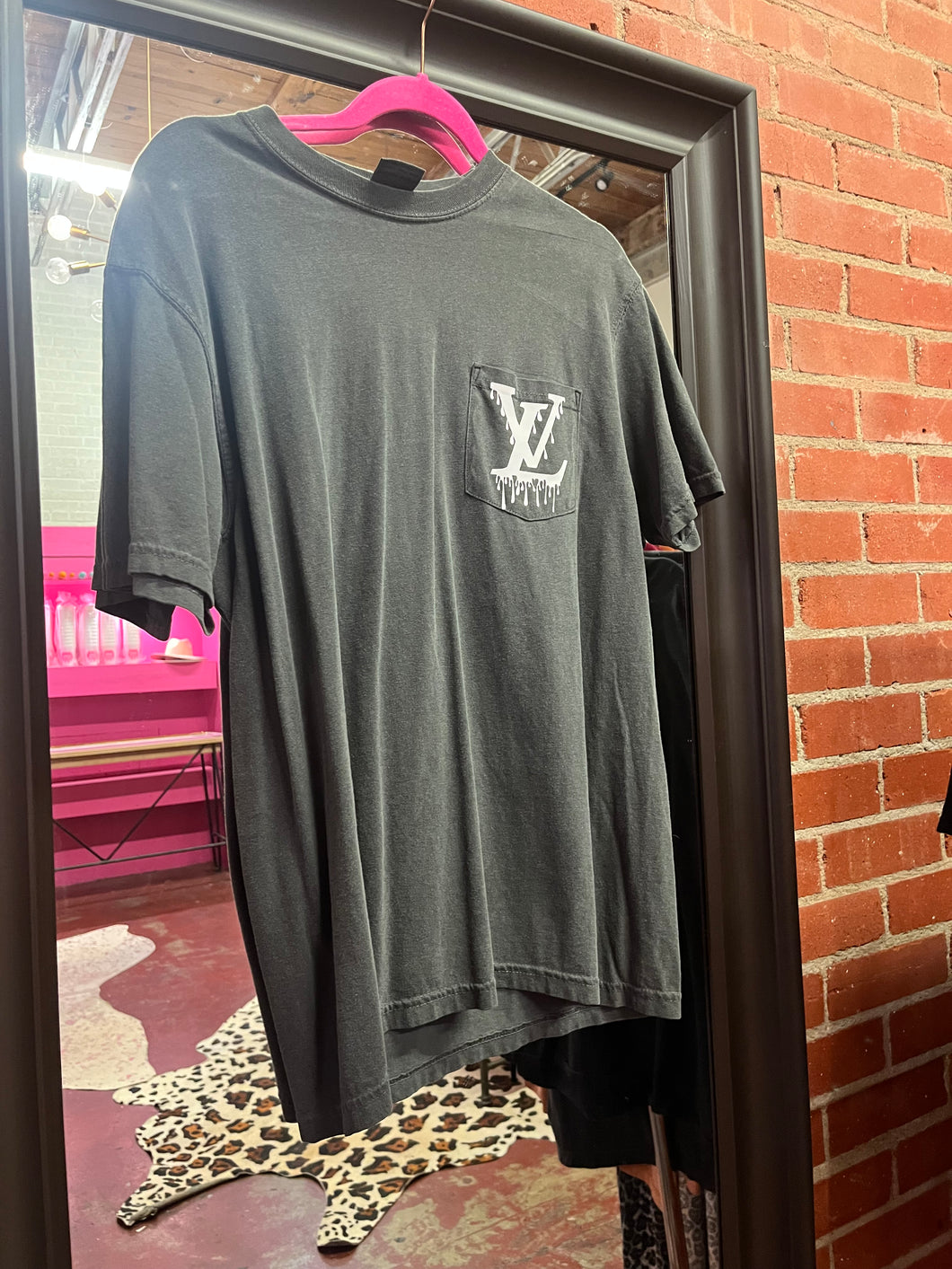 gray comfort colors Womens Top, Medium