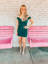 Load image into Gallery viewer, Hunter Green midnight doll womens formal dress, 9
