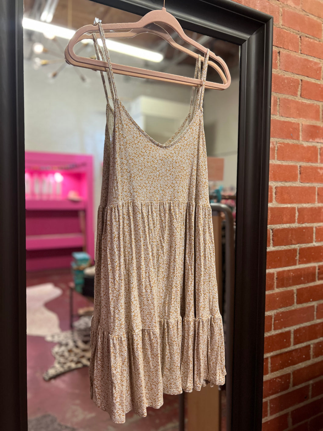 Floral Pull and Bear Womens Dress, Medium