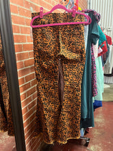 Load image into Gallery viewer, Leopard Turquoise Haven Jeans, Medium
