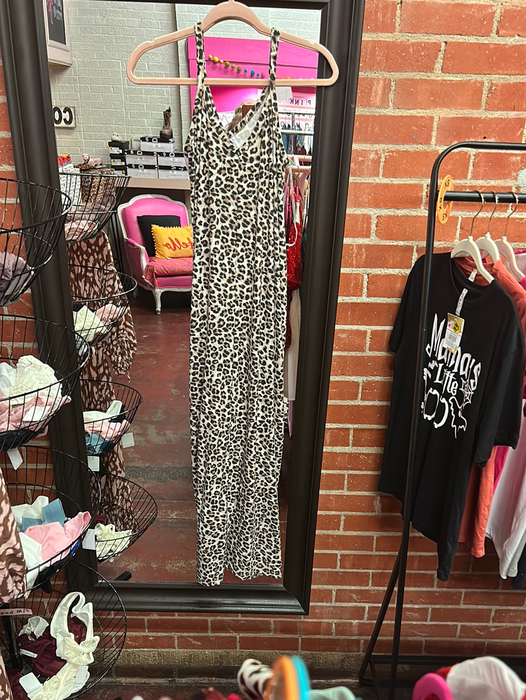 Leopard Zenana Womens Dress, Large