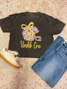 UMHB helmet tee