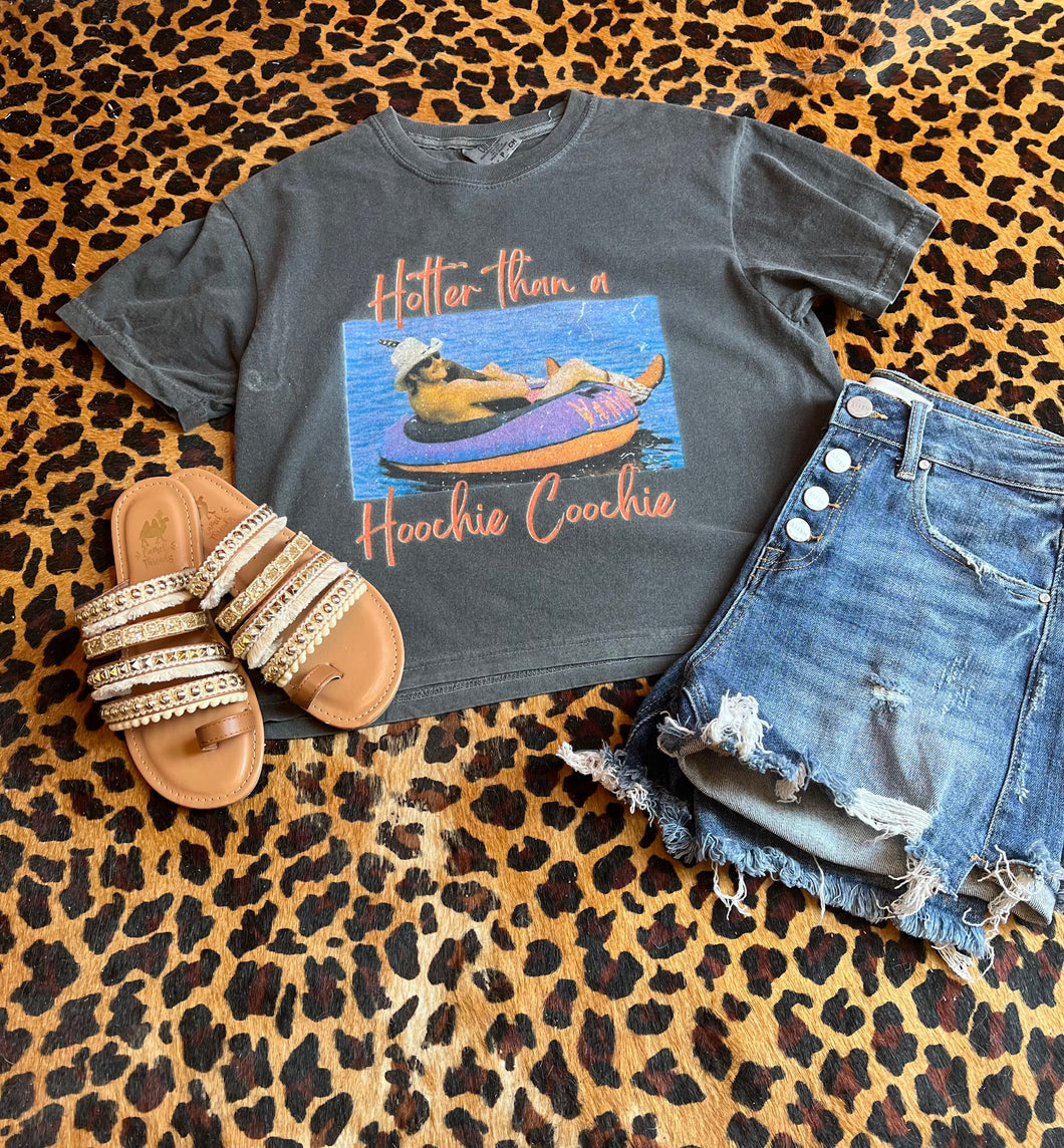 Hotter than crop tee