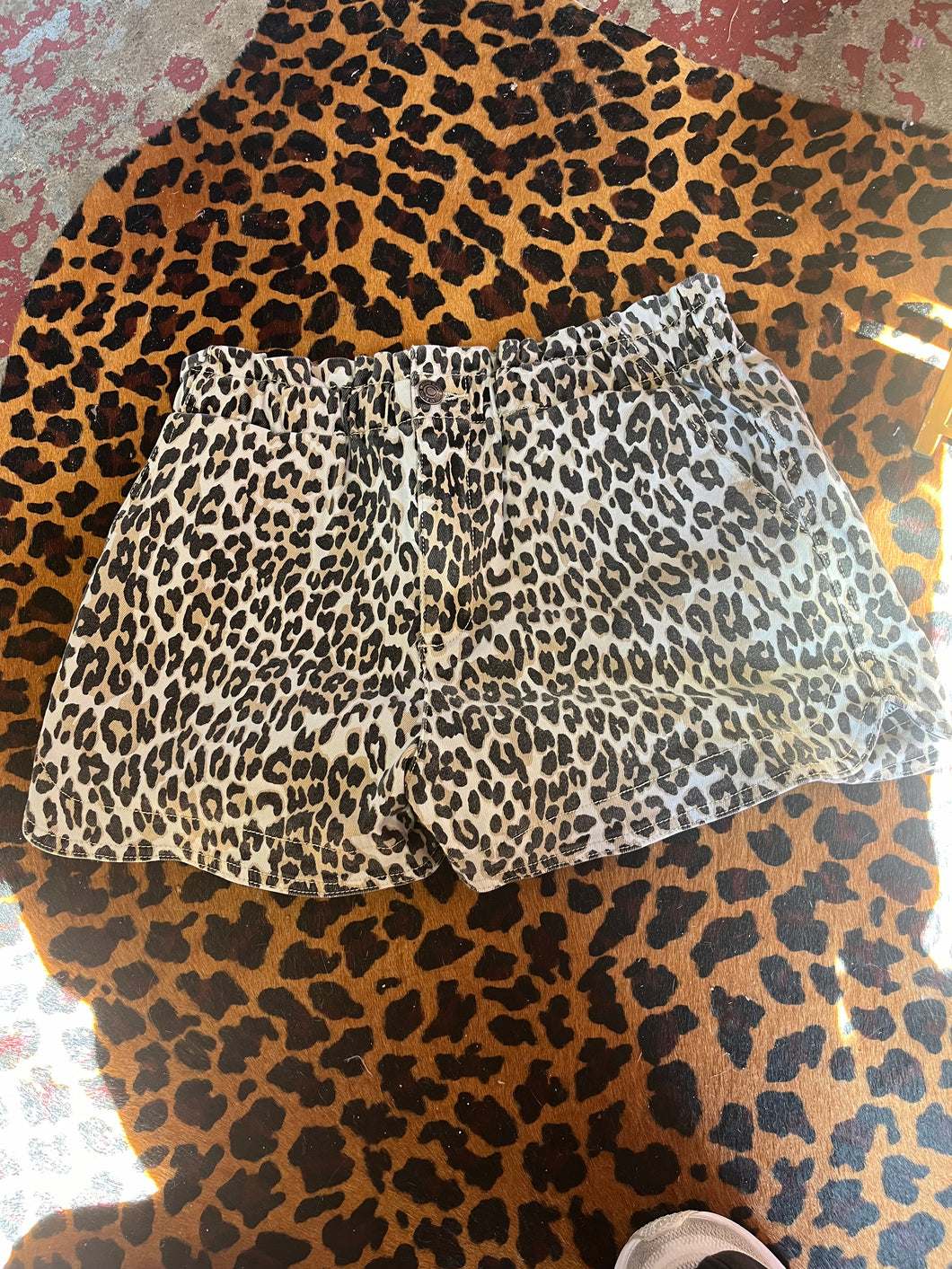 cheetah Thread and Supply Shorts, Medium