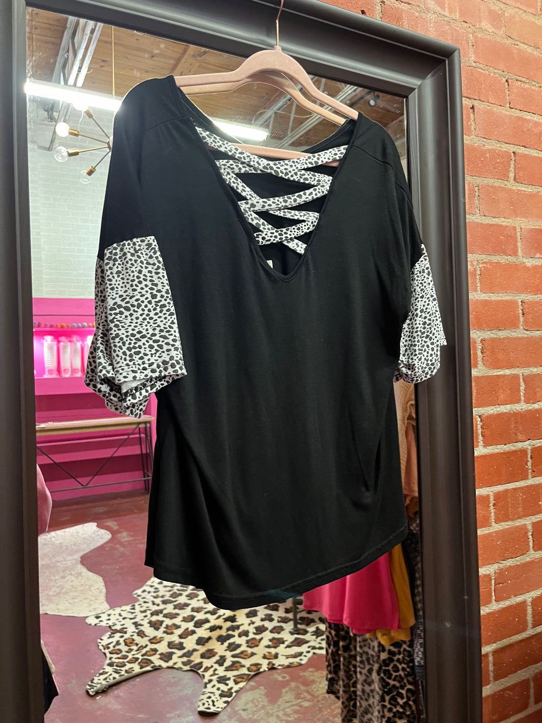 Black Grace & Emma Womens Top, Large