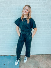Load image into Gallery viewer, Acid wash French Terry set
