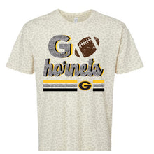 Load image into Gallery viewer, Gatesville Hornets faux glitter football design
