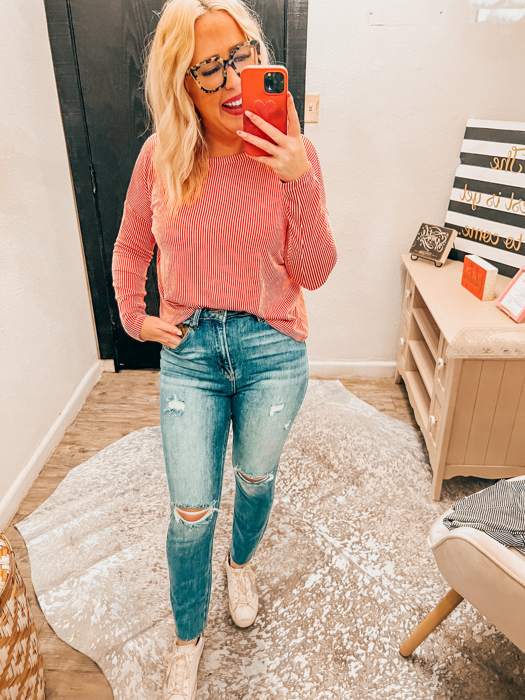 Ribbed long Sleeve Crop