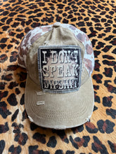 Load image into Gallery viewer, cow print Pink Bulldog Hats, One Size
