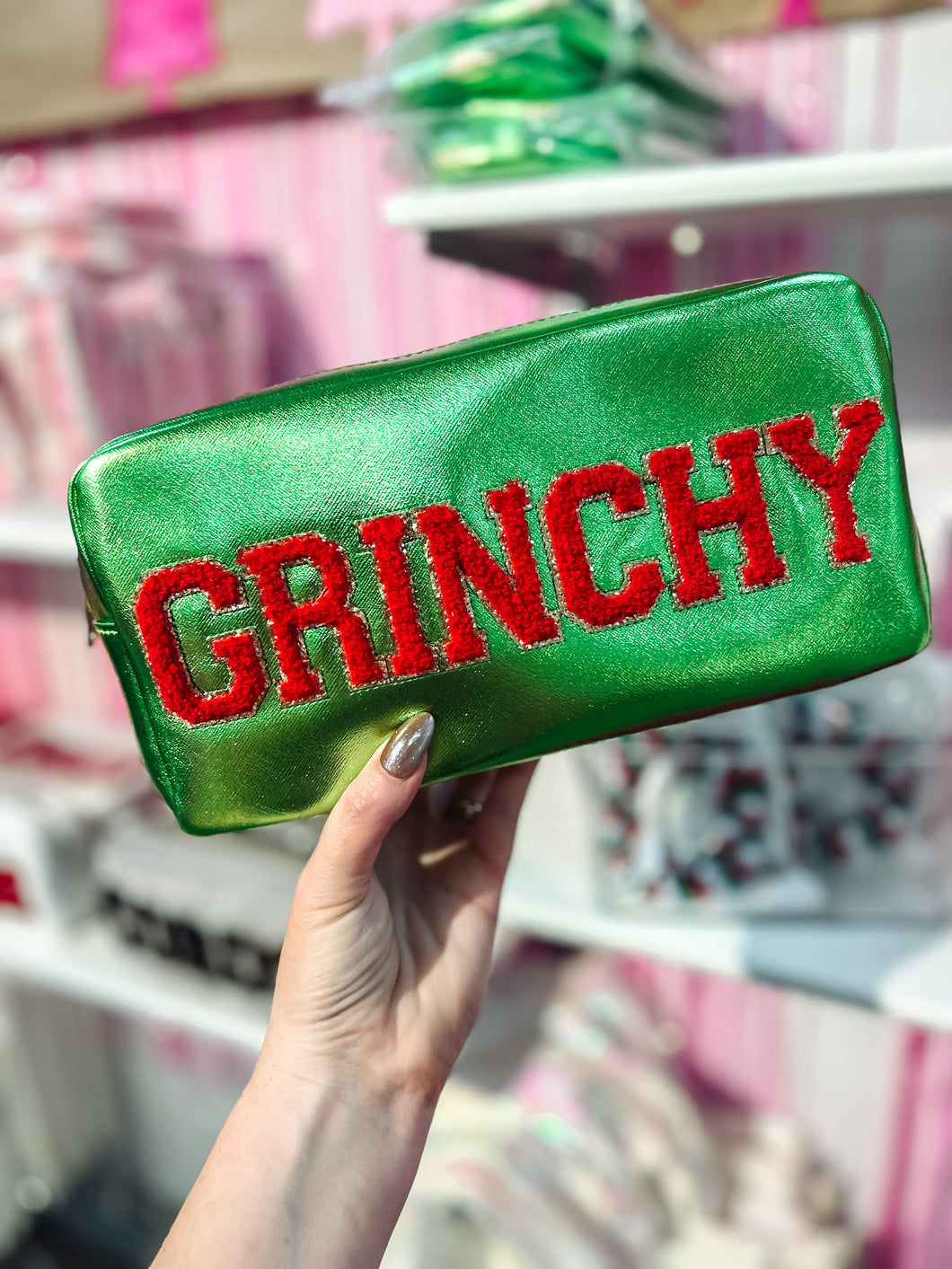 Grinchy bags