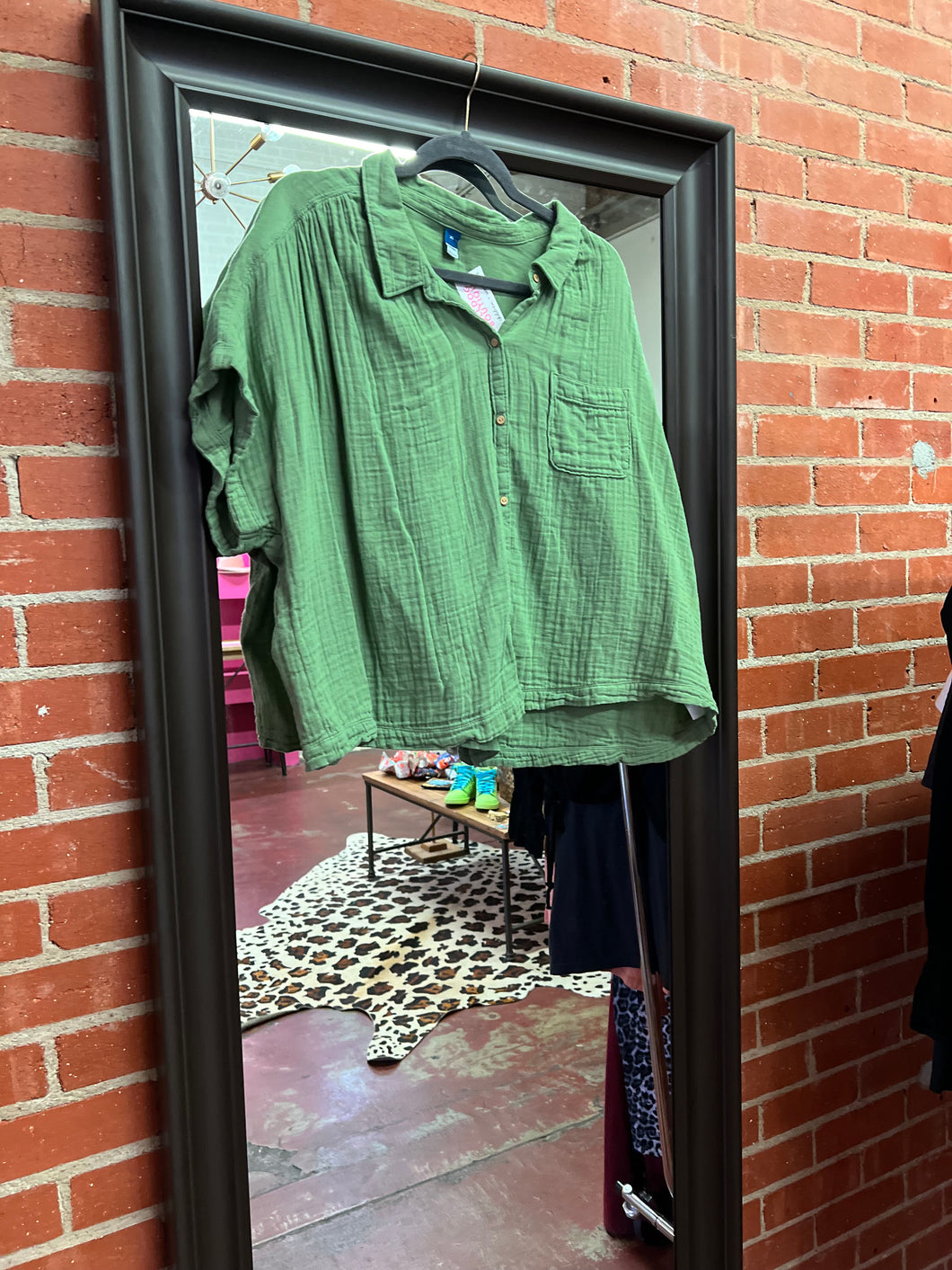 Olive Old Navy Womens Top, XL