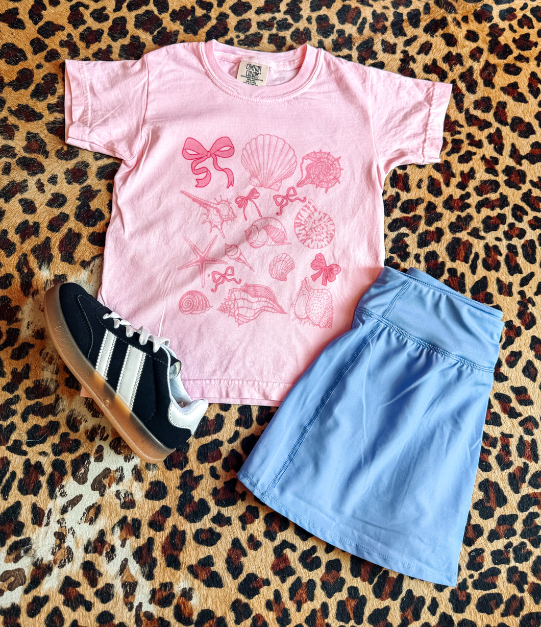 Pink shell coquette Tee