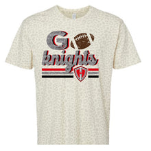 Load image into Gallery viewer, Knights Football Faux glitter design
