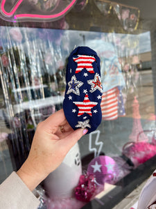 Red white Blue Boujee Headbands