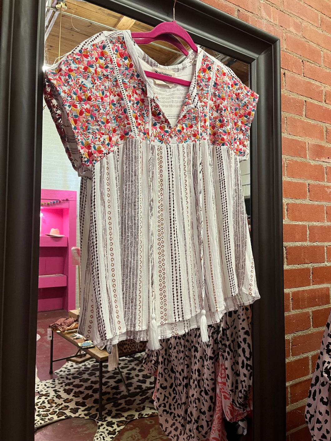 Floral Savanna Jane Womens Top, Large