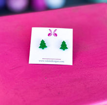 Load image into Gallery viewer, Christmas stud earrings
