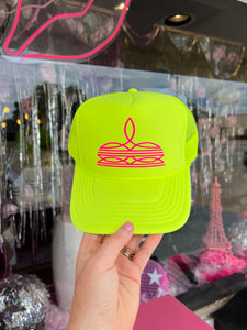 Trucker hats w/ sayings and designs