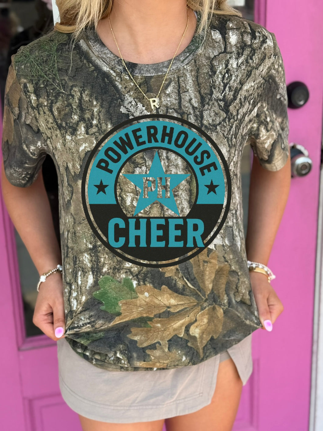 Powerhouse cheer circle retro