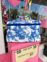 Load image into Gallery viewer, Floral Quilted Makeup Cosmetic Pouch Bag

