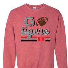 Load image into Gallery viewer, Belton Tigers Football Faux glitter design
