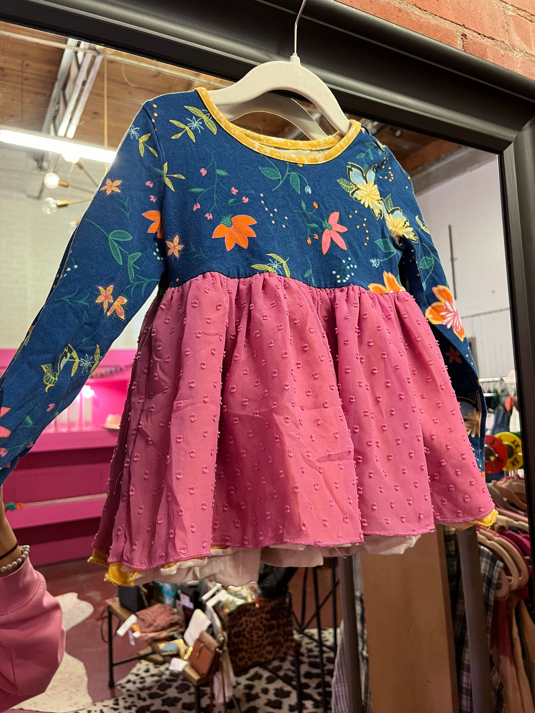 pink/blue Matilda Jane kids dress, 4