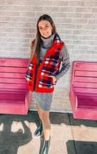 Load image into Gallery viewer, Plaid Sherpa Vest
