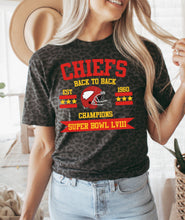 Load image into Gallery viewer, Chiefs Back to Back Champions
