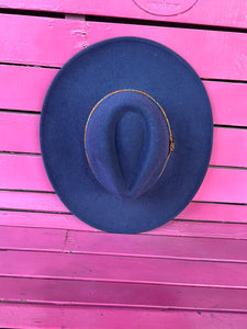 Navy Pink Bulldog Hats