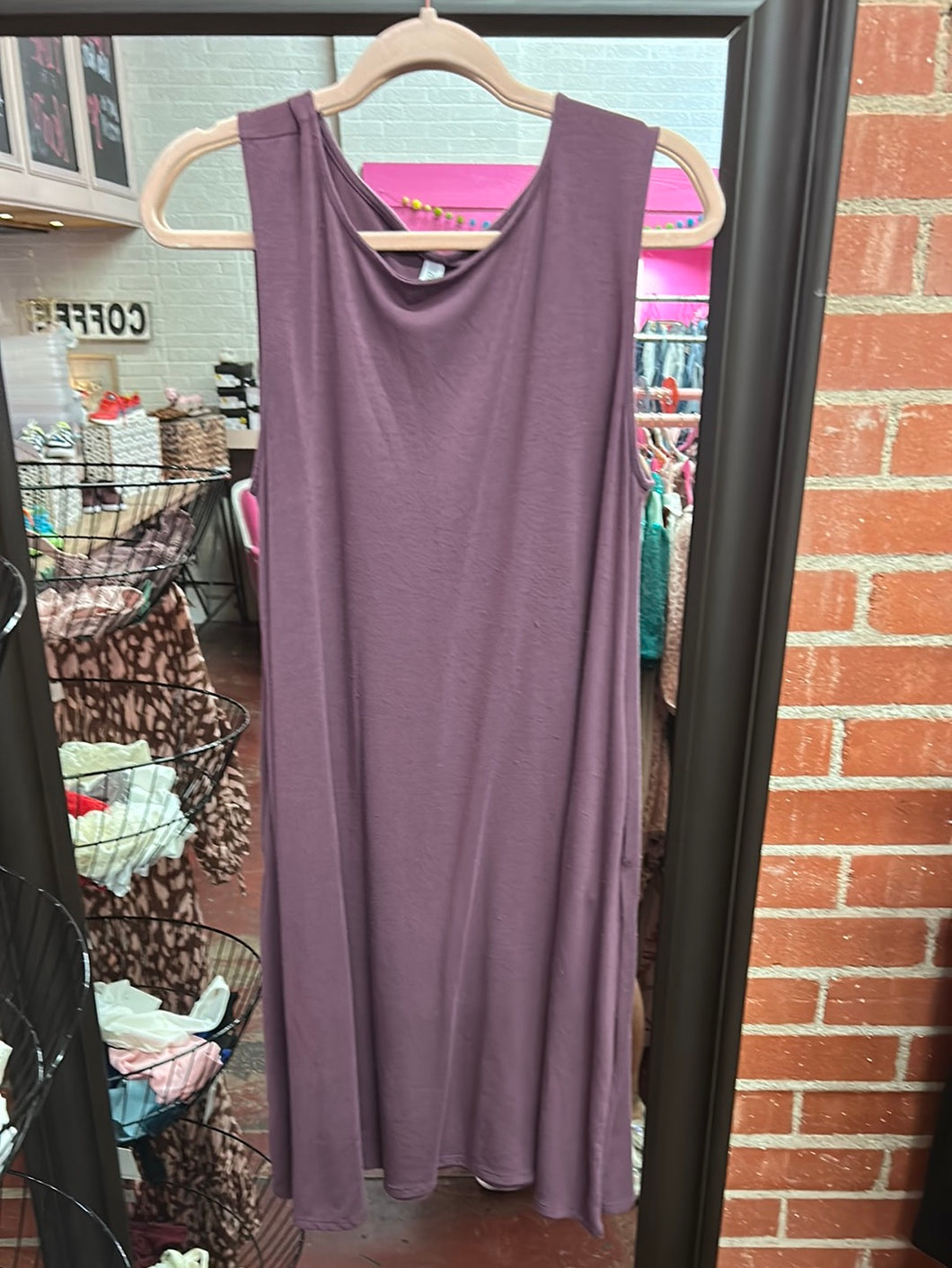 Maroon Zenana Womens Dress, XL