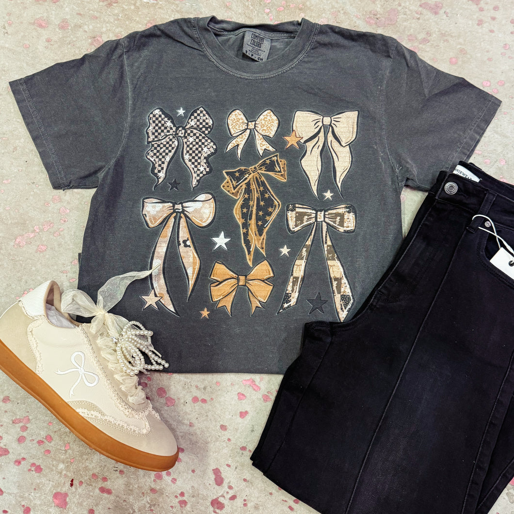 Bow Grid Tee