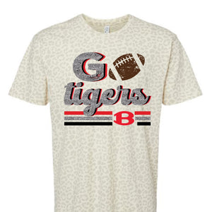 Belton Tigers Football Faux glitter design