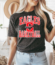 Load image into Gallery viewer, Eagles basketball arch old school
