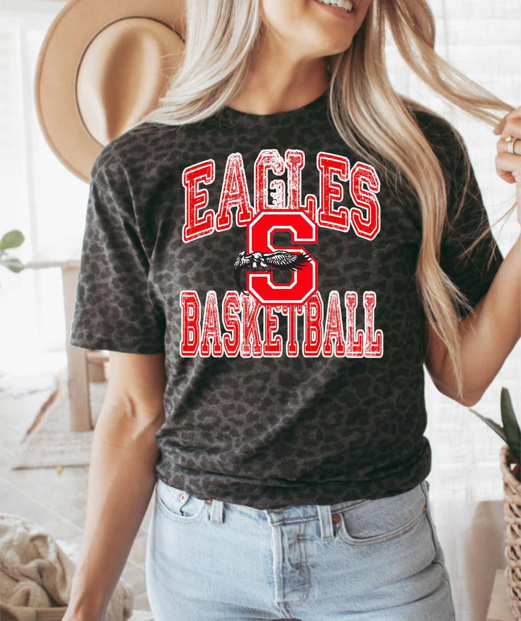 Eagles basketball arch old school