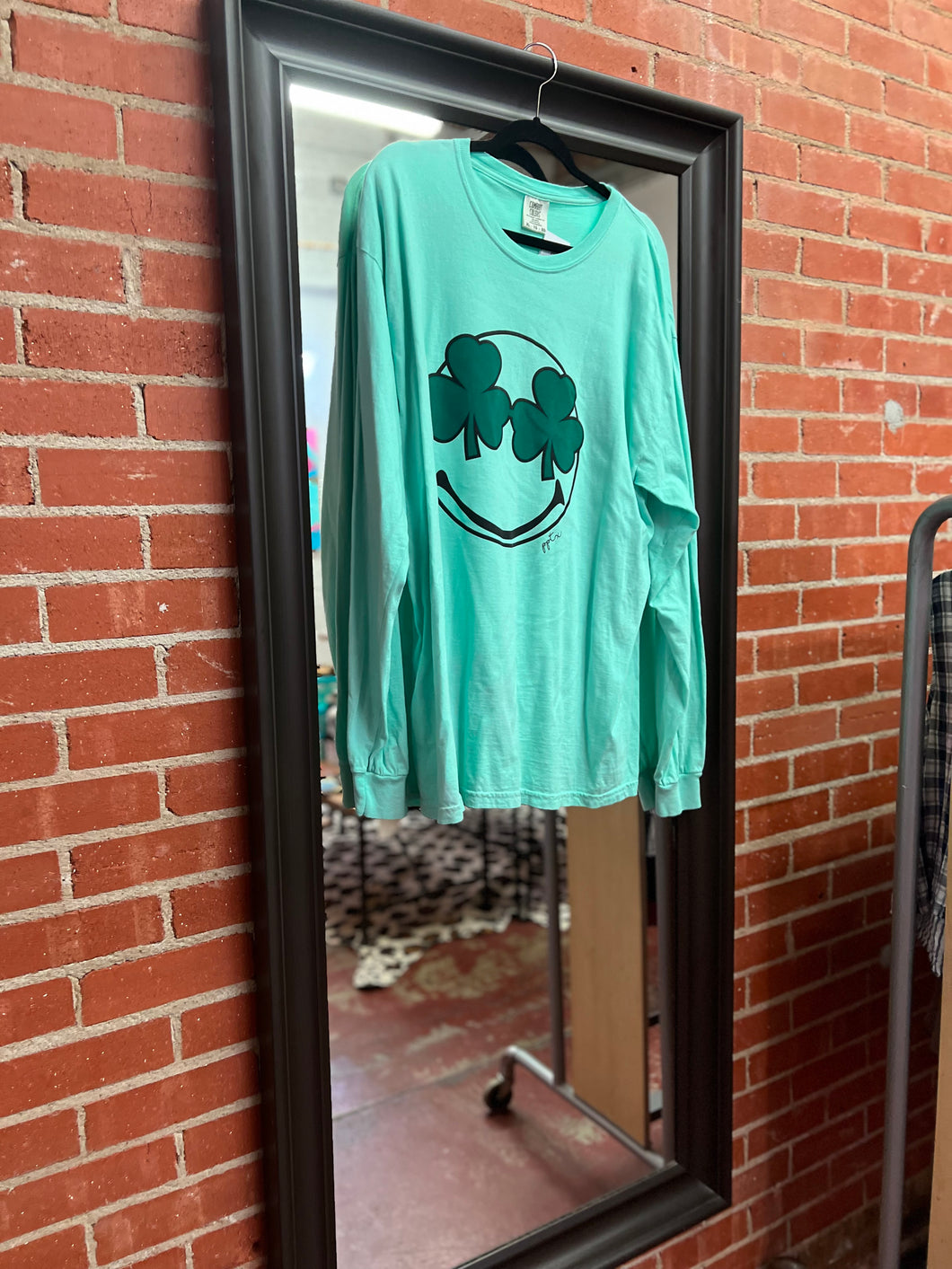 Green comfort colors Womens Top, XL